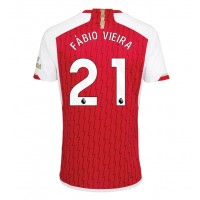 Billiga Arsenal Fabio Vieira #21 Hemma fotbollskläder 2023-24 Kortärmad